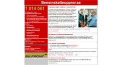 Desktop Screenshot of bensinskatteuppror.se