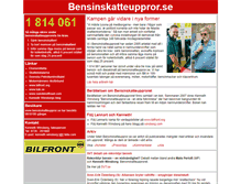 Tablet Screenshot of bensinskatteuppror.se